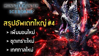 สรุปข้อมูลอัพเดทใหญ่#4 เพิ่มมอนใหม่และอื่นๆอีกเพียบ - Monster Hunter World: Iceborne