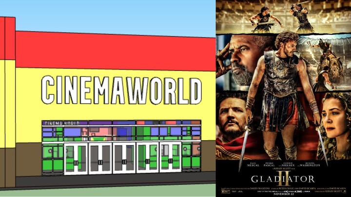 Opening to Gladiator II at CinemaWorld 18-Plex