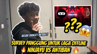 SURVEY TEMPAT UNTUK LAGA OFFLINE NINJAYU VS ANTIBAN🔥+ MUKBANG KFC BARENG AMAY & KETUA NINJAYU😱