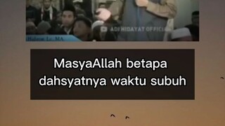 Dahsyat nya waktu subuh