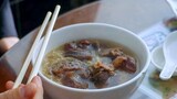 [Phim Trung] Lưu Đức Hoa ăn mì đuôi bò, Trần Bảo Quốc ăn ba ba 1,5kg