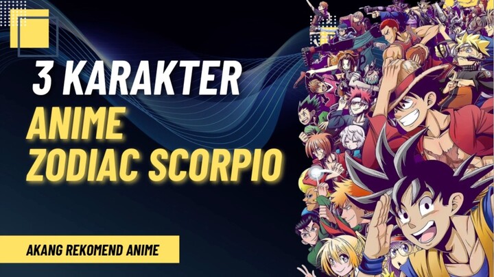 8 Karakter anime yang berzodiak Scorpio