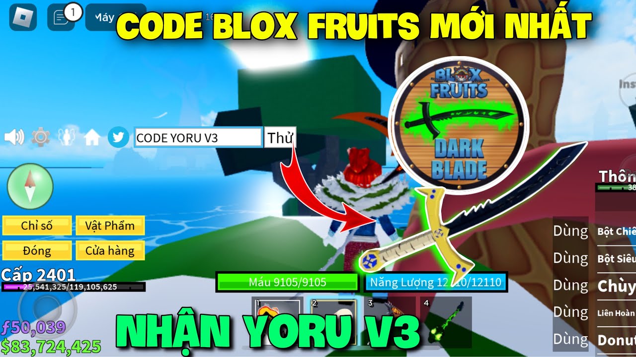 Code Blox Fruits: Trong sự kiện Code Blox Fruits mới nhất, người chơi sẽ có cơ hội nhận được nhiều phần thưởng giá trị. Tìm hiểu thêm về sự kiện này và tham gia để có cơ hội giành giải thưởng lớn. Xem hình ảnh để cập nhật thông tin về Code Blox Fruits.