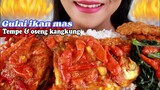 ASMR GULAI IKAN MAS, OSENG KANGKUNG DAN TEMPE GORENG | INDONESIAN FOOD | ASMR MUKBANG INDONESIA
