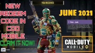 *June 2021* Call Of Duty Mobile New Redeem Code | Cod Mobile Redeem Code Garena