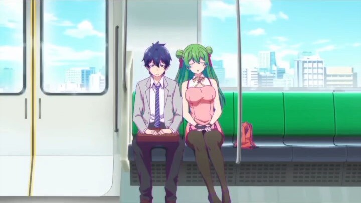 Renai Flops. Train Scene. Romance anime. #anime #shortanimevideo #animecrushscene #animevideo