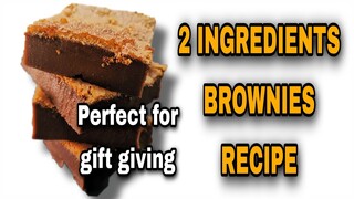 2 INGREDIENTS BROWNIES RECIPE Lhynn Cuisine #lhynncuisine #cookaholic