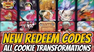 NEW Redeem CODES + All Cookies Transformation in Shroomie Shenanigans!