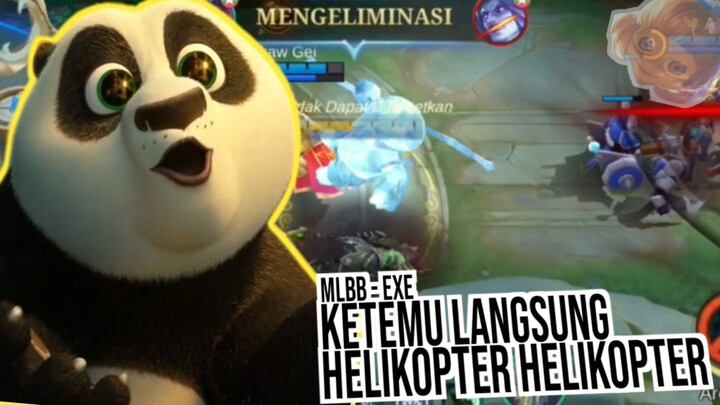 MLBB EXE - AKAI ANOMALI ITU HELIKOPTER HELIKOPTER😁