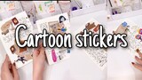 Bullet Journal with Cartoon Sticker | Dùng thử sticker của Fanstore (W2W Studio)