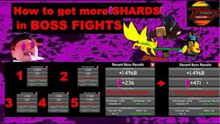 How to get MORE SHARDS in BOSS FIGHTS|FullGuide|Roblox Anime Fighting Simulator