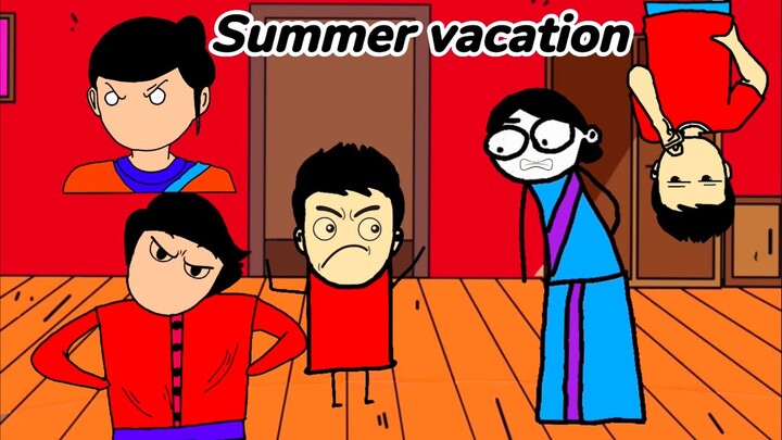 Exams And Summer Vacation Animation @RGBucketList @NOTYOURTYPE Animation videos @Hardtoonz22