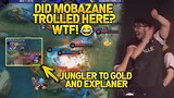 DID MOBAZANE TROLLED HERE? WTF 😂 JUNGLER TO GOLD AND EXP.LANER IN NACT 2023