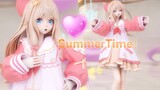 [MMD]Sweet and adorable dance of Vtuber Diana|<SummerTime>