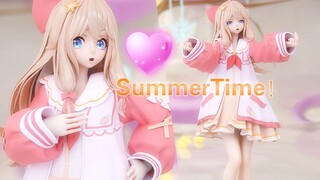 [MMD]Sweet and adorable dance of Vtuber Diana|<SummerTime>