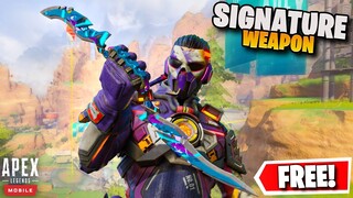 FIRST EVER SIGNATURE WEAPON GAMEPLAY (Apex Legends Mobile)