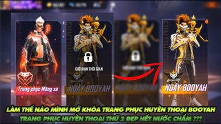 FREE FIRE| LÀM THẾ NÀO MÌNH MỞ KHÓA SỚM TRANG PHỤC HUYỀN THOẠI THỨ 2  - TRANG PHỤC HẾT NƯỚC CHẤM