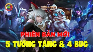 Liên Quân 9 Tướng Tăng Sức Mạnh Phiên bản Mới Buff Qi, Paine, Zill, Kriknak TNG MCTN