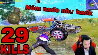 PUBG Mobile - Siêu phẩm ném Nade như hack và pha xử lý bo cuối chỉ 1 chấm máu highlight