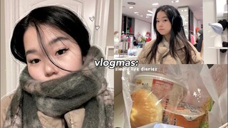 Vlogmas🌨️: Christmas market, gift shopping, final grades, movie night etc.