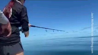 Husband Do Everything Just To Save Expensive Fishing Rod