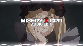 misery x cpr - maroon 5, cupcakke [edit audio]