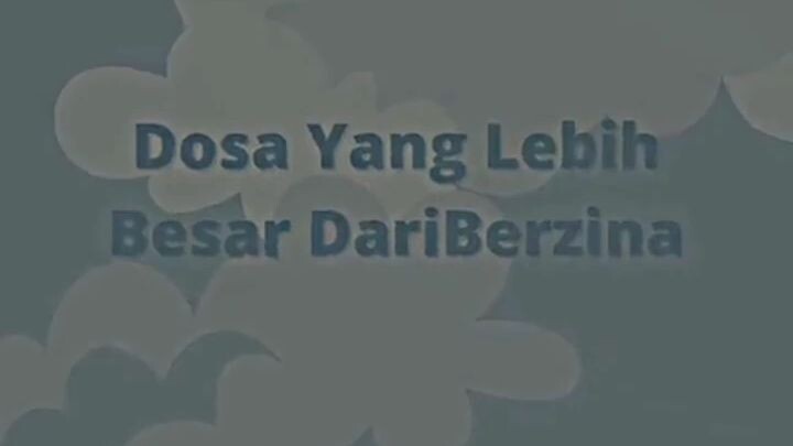 Dosa Besar Dari pada dosa zina?...