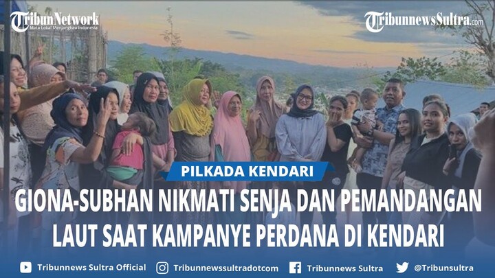 Momen Giona Subhan Nikmati Pemandangan Laut dan Senja di Kendari Caddi Usai Kampanye Pilkada 2024