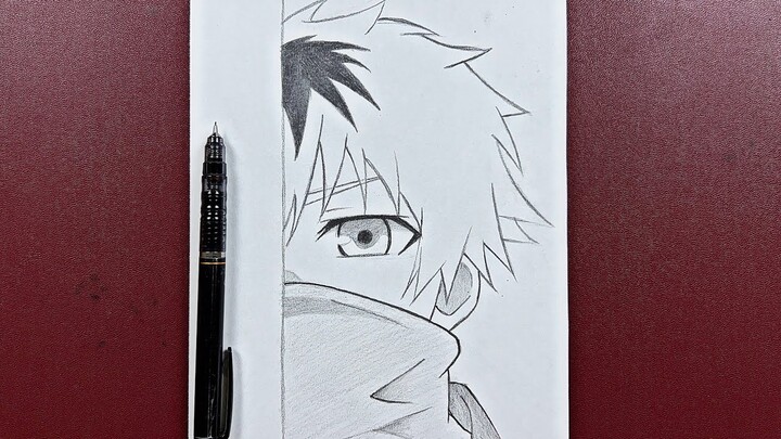 Easy to draw | how to draw anime boy wearing a mask step-by-step - Bstation Easy to draw | how to draw anime boy wearing a mask step-by-step - Bstation