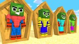 Monster School :  ZOMBIE Super Strong Help His Friends - Minecraft Animation