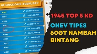 ROK NEWS : 1945 TOP KINGDOMS FEBRUARI