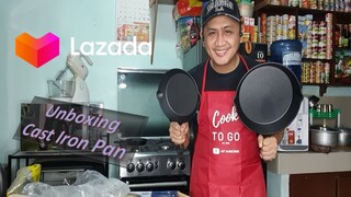 Unboxing of Cast Iron pan. Sulit ba?