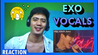 One-take Reaction Video to EXO VOCAL : High notes Compilation [THEY ARE INSANE]