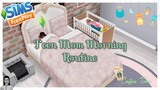 The Sims FreePlay: SINGLE TEEN MOM MORNING ROUTINE