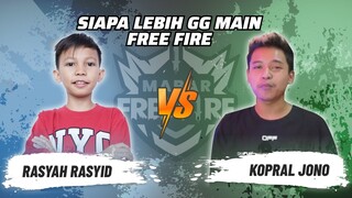 Kulgar vs Rasyah Rasyid: Skill Siapa Lebih GG Main FF? | Mabar Free Fire Match 53 #short