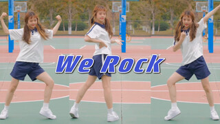Youthful and energetic campus uniform dance Youth With You 3 We Rock theme song challenge