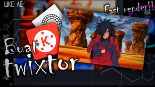 Tutorial buat Twixtor / slowmotion di Kinemaster!! simple!!