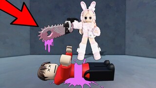 Yuta, Mio Dan Baby Celine Dikejar Orang Bawa Gergaji || ROBLOX