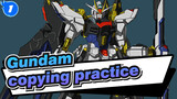 Gundam|[Digital Plate Dtawing]STRIKE FREEDOM GUNDAM copying practice_1