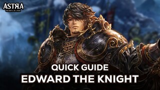 Edward Strong Attack Build, Langsung Turu Sekali Tebas! | ASTRA: Knights of Veda