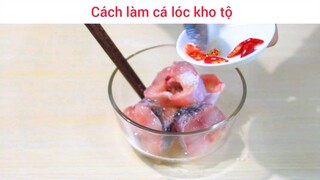 cách làm cá lóc kho tộ