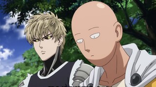 One Punch Man Extra 04: Saitama competes with Bang in hand speed, and ends up getting beaten to a hi
