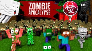 MONSTER SCHOOL - EPIC ZOMBIE APOCALYPSE (FUNNY CHALLENGE)