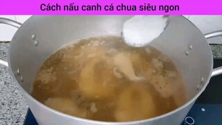 cách làm canh cá chua