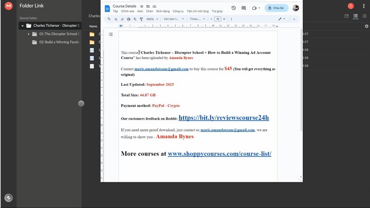 [$45] Charles Tichenor – Disrupter School + How to Build a Winning Ad Account Course