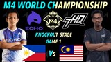 [GAME 1] ECHO VS TEAM HAQ | M4 World Championship | Ika-1 Araw ng M4 Knockout Stage