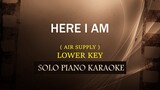 HERE I AM ( LOWER KEY ) ( AIR SUPPLY ) COVER_CY