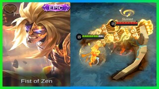 BADANG NEW SKIN | FIST OF ZEN EPIC SKIN 🟢 MLBB