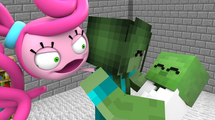 Monster School:  Huggy Wuggy - Poppy Playtime Sad Story | Minecraft  Animation - Bilibili