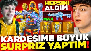 KARDEŞİME BÜYÜK SÜRPRİZ! HABERSİZCE TÜM MUMYALARI ve M4'Ü ALIP FULLEDİM! | PUBG Mobile